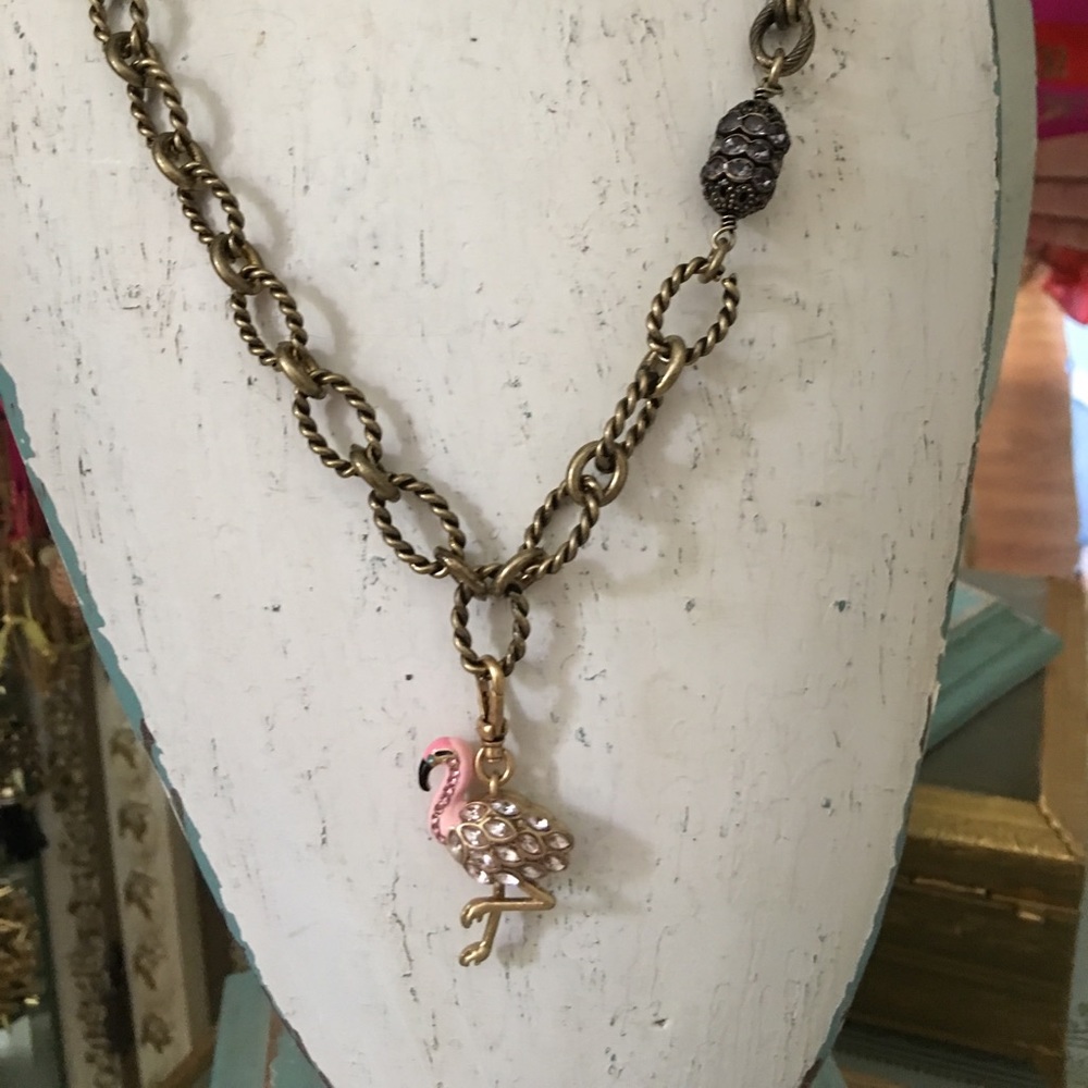 Retired Vintage Flamingo Tresors Charm